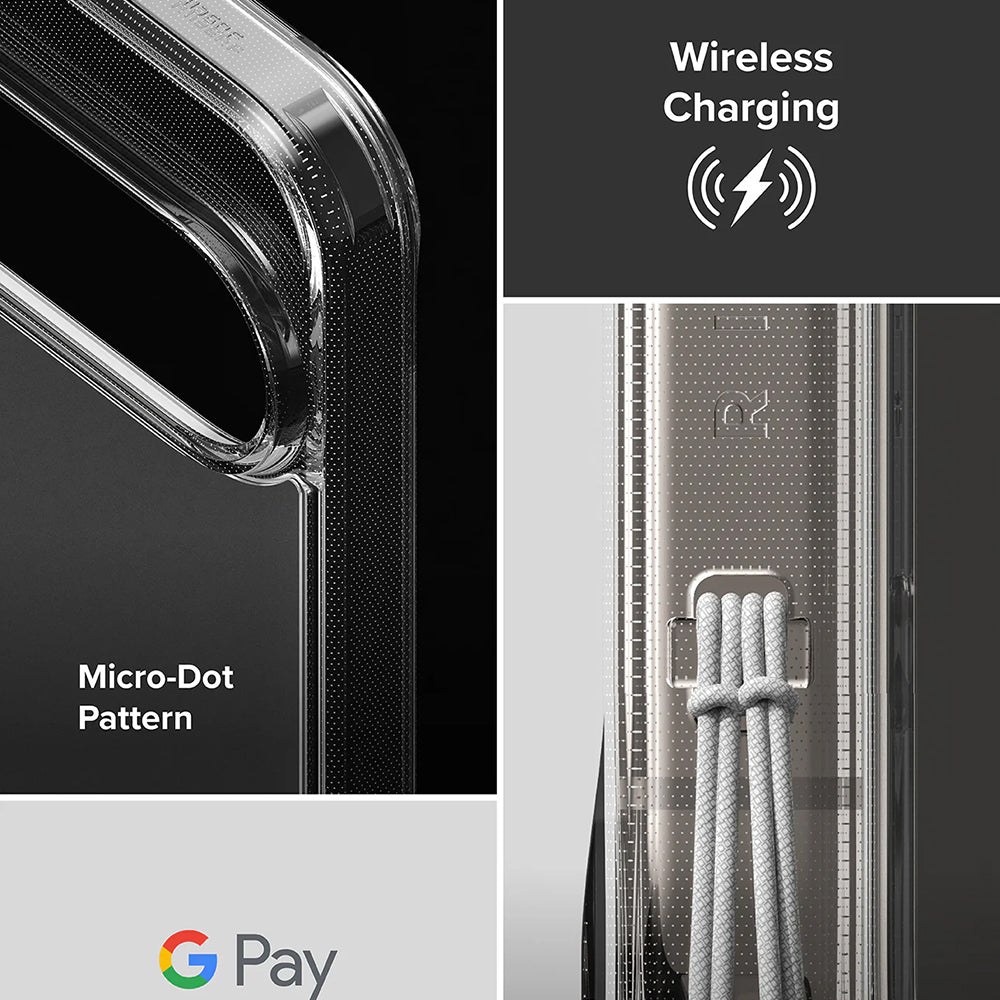 Ovitek za Google Pixel 10 Pro XL, Ringke, Fusion, mat prozoren