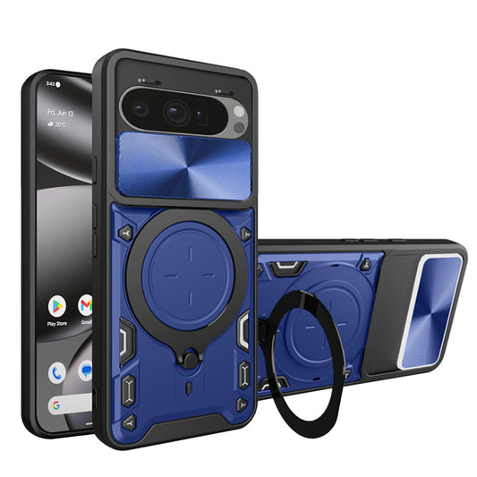 Ovitek za Google Pixel 10 Pro XL, Techsuit, CamGuard Pro, modra