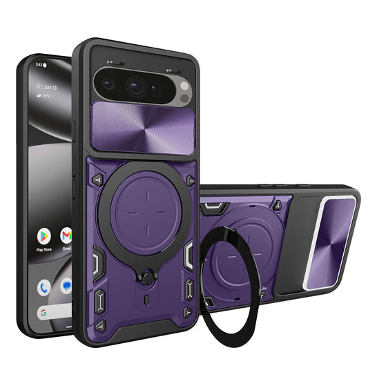 Ovitek za Google Pixel 10 Pro XL, Techsuit, CamGuard Pro, Vijoličen