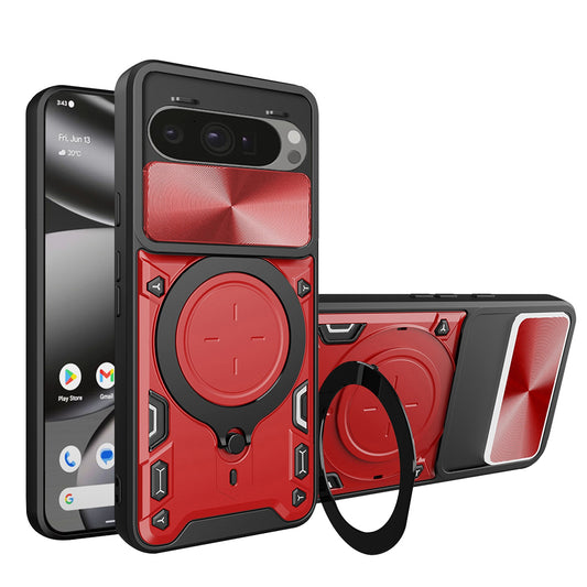 Ovitek za Google Pixel 10 Pro XL, Techsuit, CamGuard Pro, Rdeča
