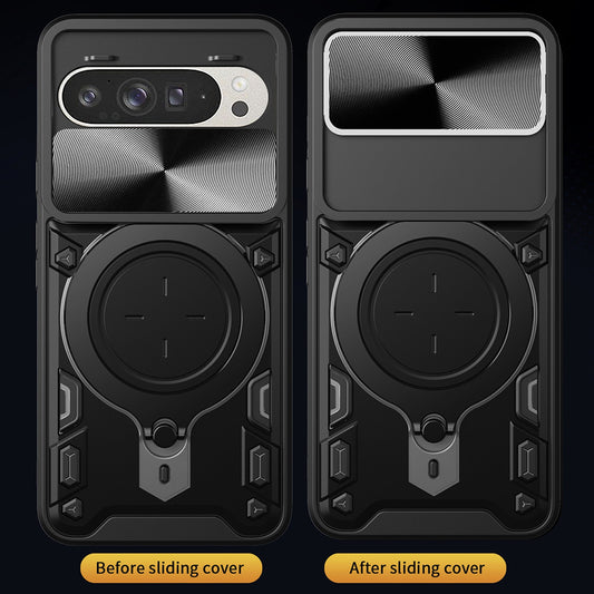 Ovitek za Google Pixel 10 Pro XL, Techsuit, CamGuard Pro, rožnato zlata