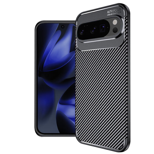 Ovitek za Google Pixel 10 Pro XL, Techsuit, CarbonFiber, Črn
