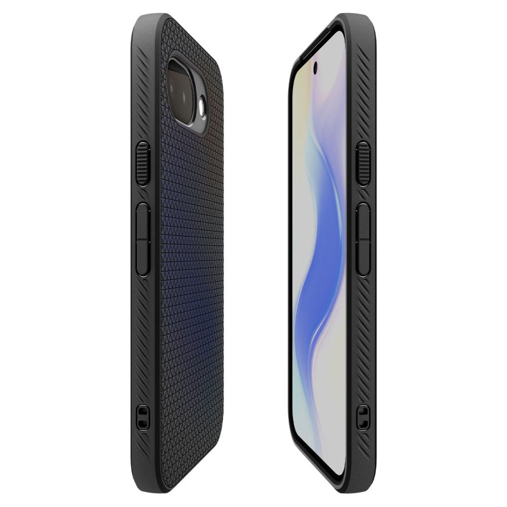 Ovitek za Google Pixel 10a, Spigen, Liquid Air, Mat Črna ACS11285