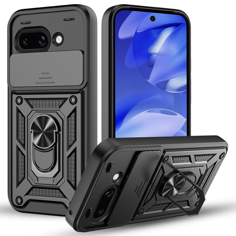 Ovitek za Google Pixel 10a, Techsuit, CamShield, Črn