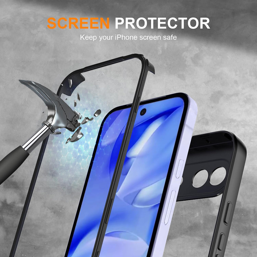 Ovitek za Google Pixel 10a, Techsuit, ColorVerse 360, Črn