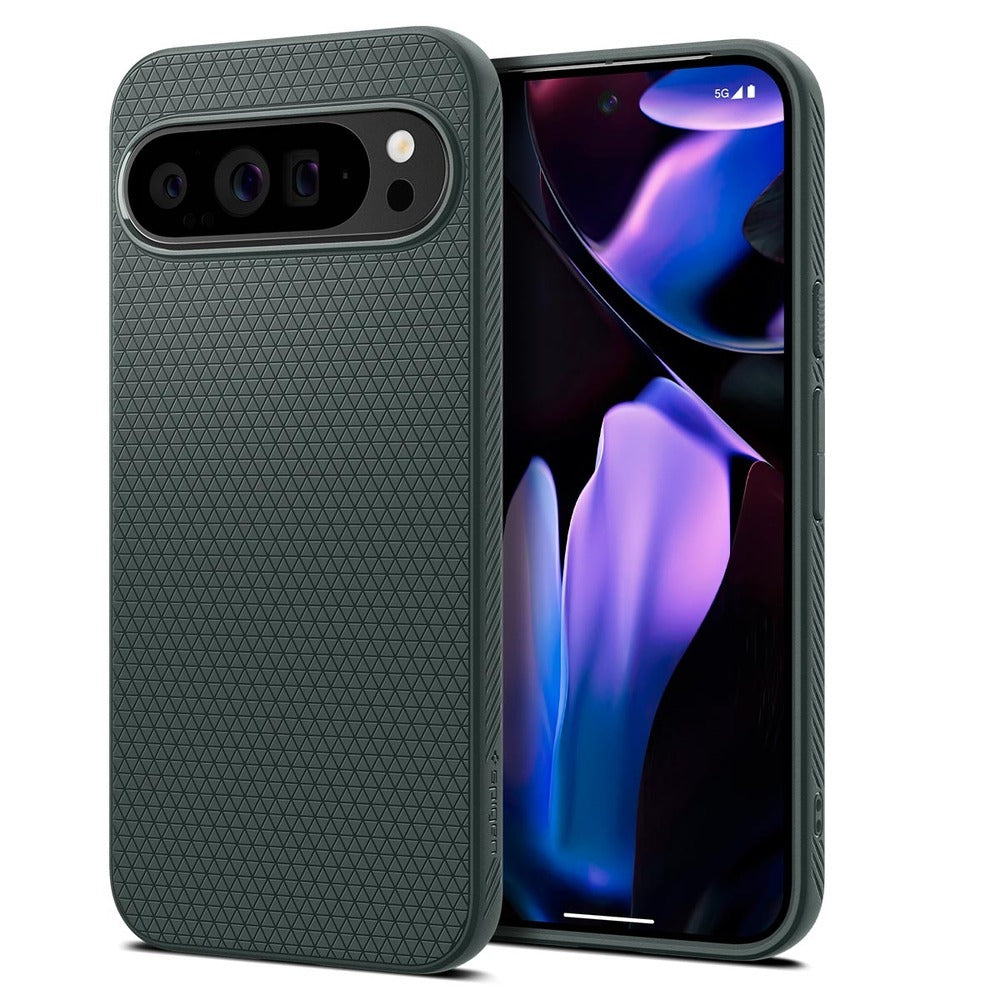 Ovitek za Google Pixel 9 Pro XL, Spigen, Liquid Air, Zelen ACS07717