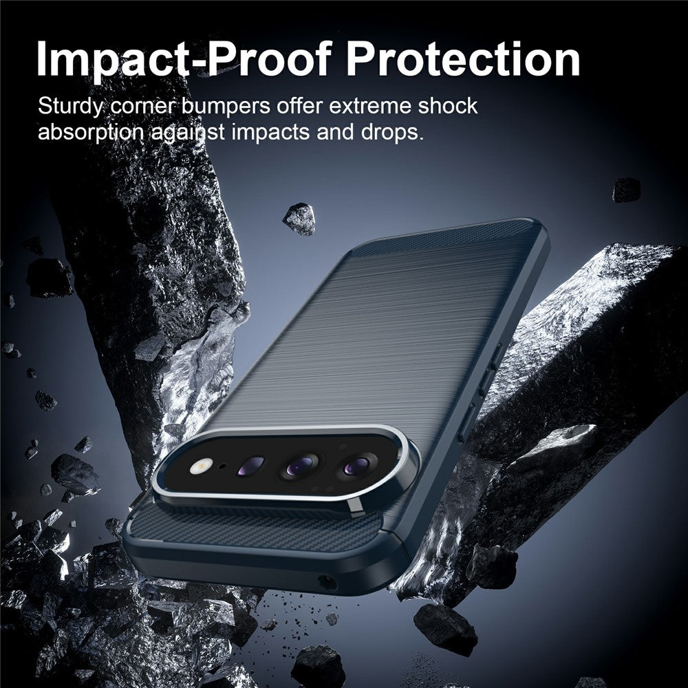 Ovitek za Google Pixel 11 Pro XL, Techsuit, Karbon, Modra