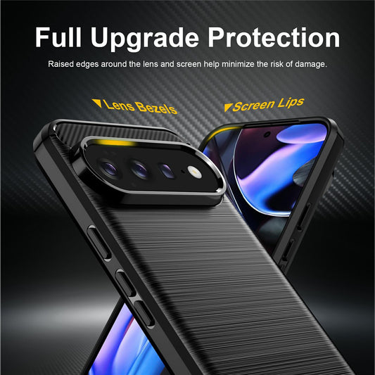 Ovitek za Google Pixel 11 Pro XL, Techsuit, Karbon, Črn