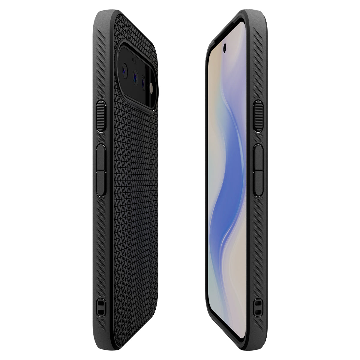 Ovitek za Google Pixel 11, Spigen, Liquid Air, mat črn ACS11438