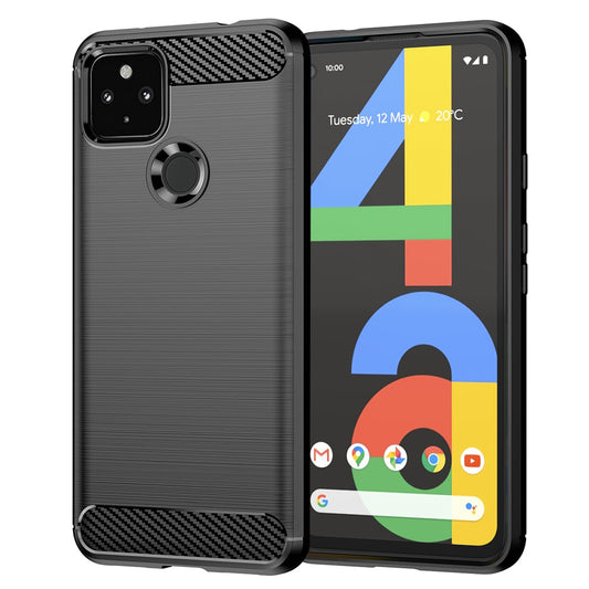 Case for Google Pixel 4a 5G, Techsuit, Carbon, Black