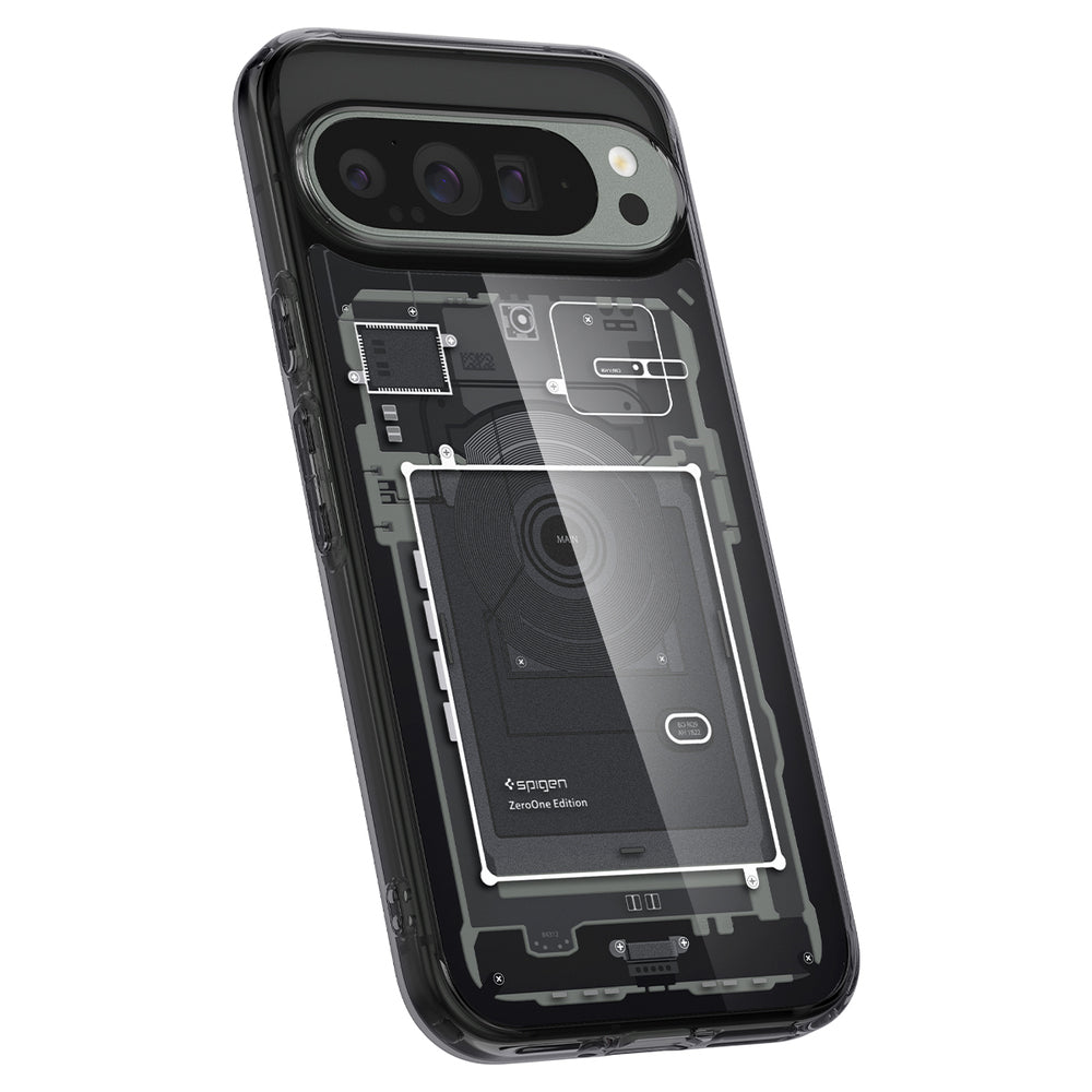 Ovitek za Google Pixel 9 Pro XL, Spigen, Ultra Hybrid Zero One, Črn ACS07722
