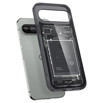 Ovitek za Google Pixel 9 Pro XL, Spigen, Ultra Hybrid Zero One, Črn ACS07722