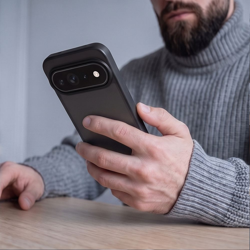Ovitek za Google Pixel 11 Pro XL / 10 Pro XL / 9 Pro XL, Tech-Protect, Magmat, Mat črn