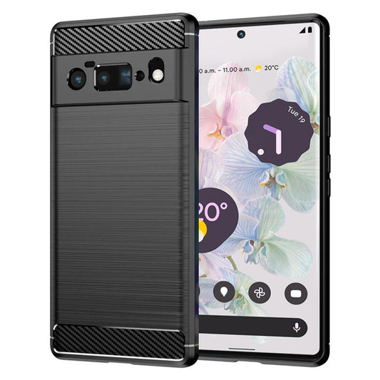 Ovitek za Google Pixel 6 Pro, Techsuit, Karbon, Črn