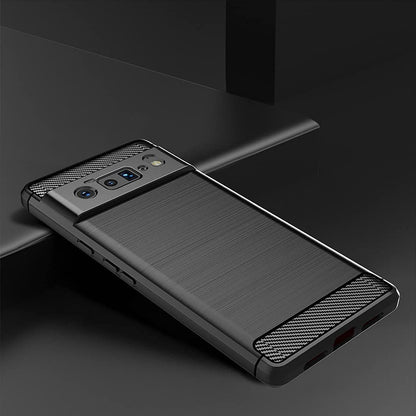 Ovitek za Google Pixel 6 Pro, Techsuit, Karbon, Črn