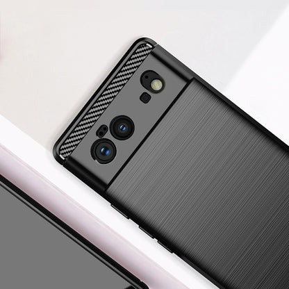 Ovitek za Google Pixel 6, Techsuit, Karbon, Črn