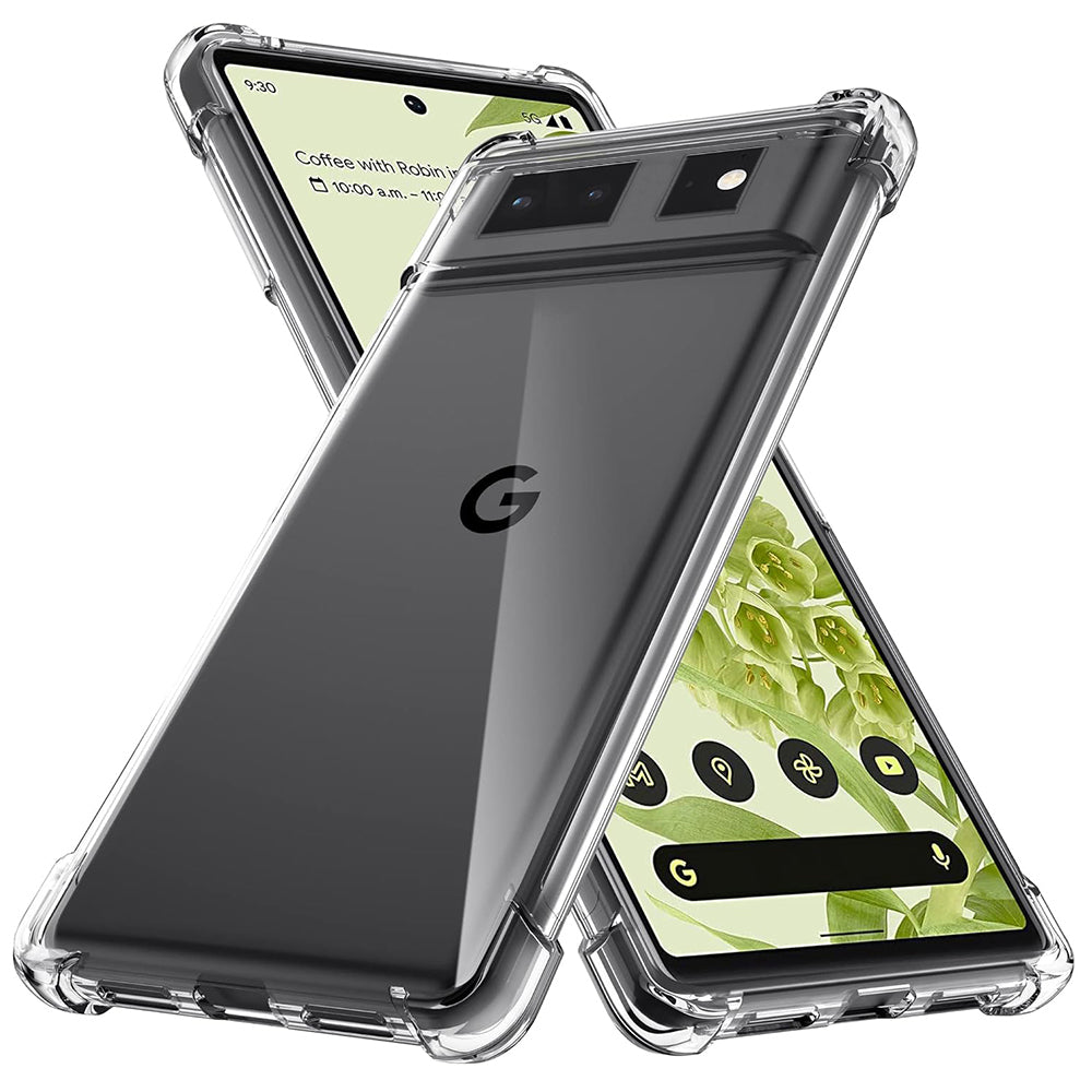 Ovitek za Google Pixel 6, Techsuit, Proti udarcem Prozoren, Prosojen