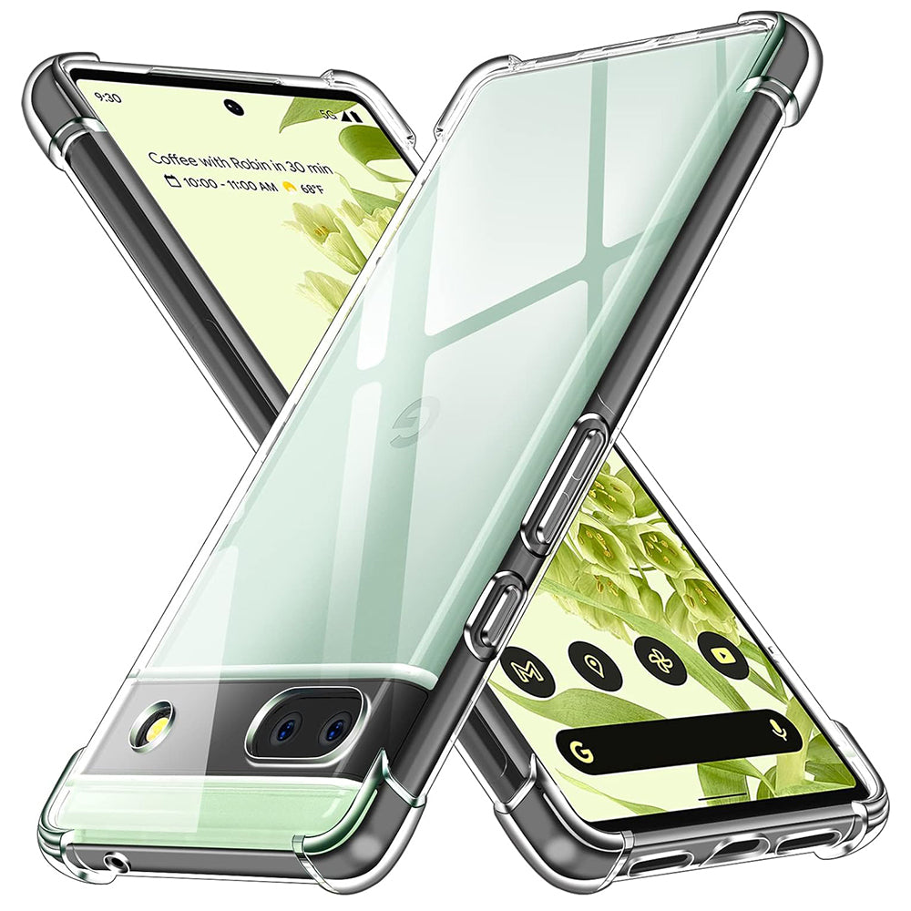 Ovitek za Google Pixel 6a, Techsuit, Proti udarcem Prozoren