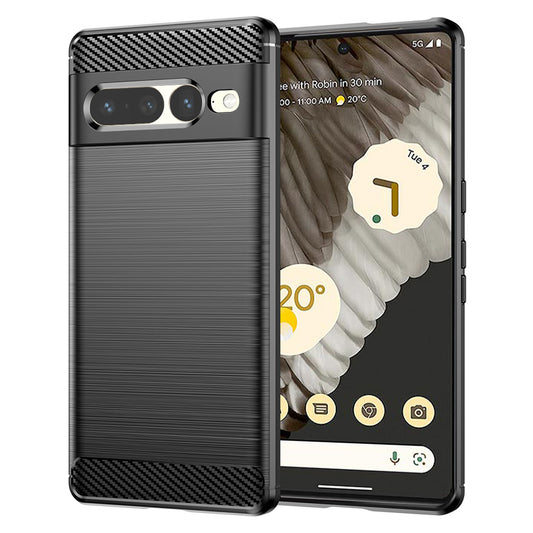 Ovitek za Google Pixel 7 Pro, Techsuit, Karbon, Črn