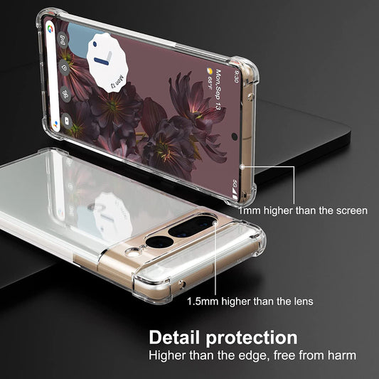 Ovitek za Google Pixel 7 Pro, Techsuit, Proti udarcem Prozoren