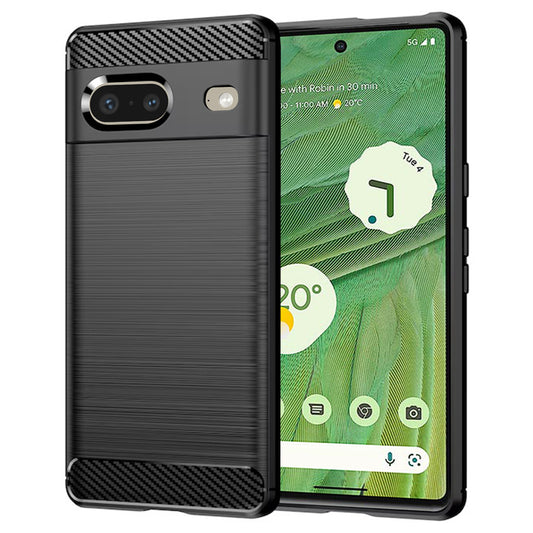 Ovitek za Google Pixel 7, Techsuit, Karbon, Črn