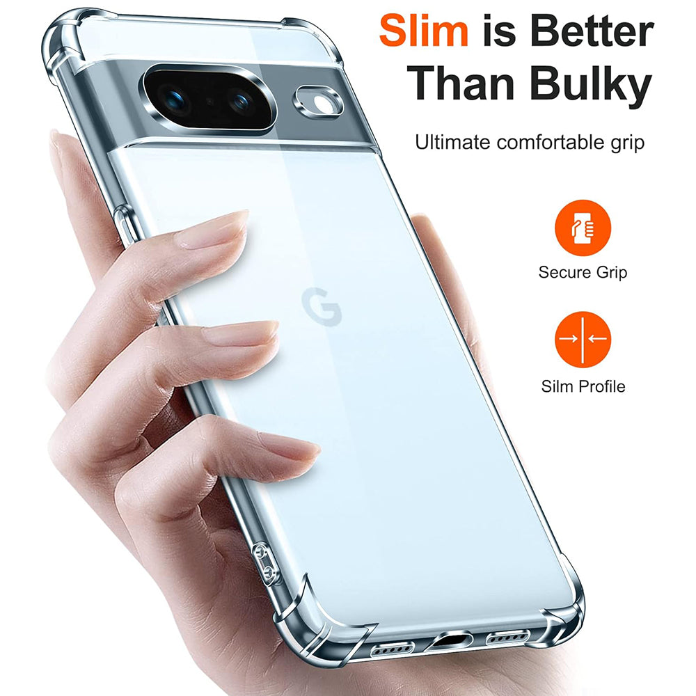 Ovitek za Google Pixel 7, Techsuit, Proti udarcem Prozoren