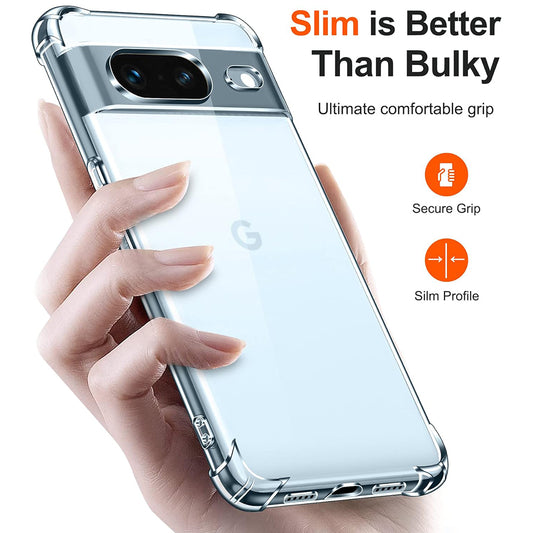 Ovitek za Google Pixel 7, Techsuit, Proti udarcem Prozoren