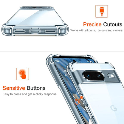Ovitek za Google Pixel 7, Techsuit, Proti udarcem Prozoren