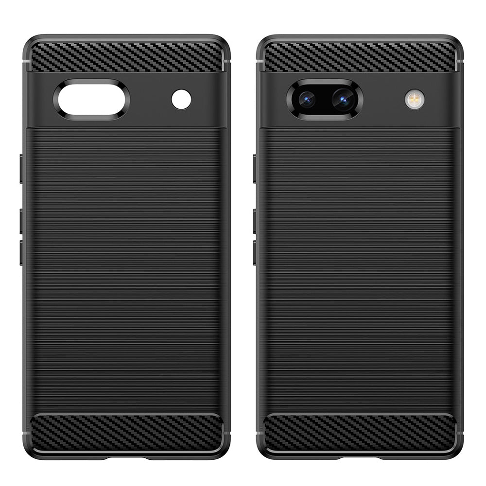 Ovitek za Google Pixel 7a, Techsuit, Karbon, Črn