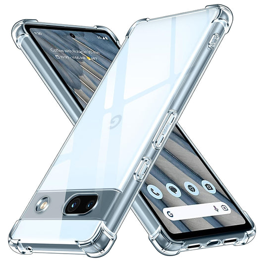 Ovitek za Google Pixel 7a, Techsuit, odporen proti udarcem, prozoren