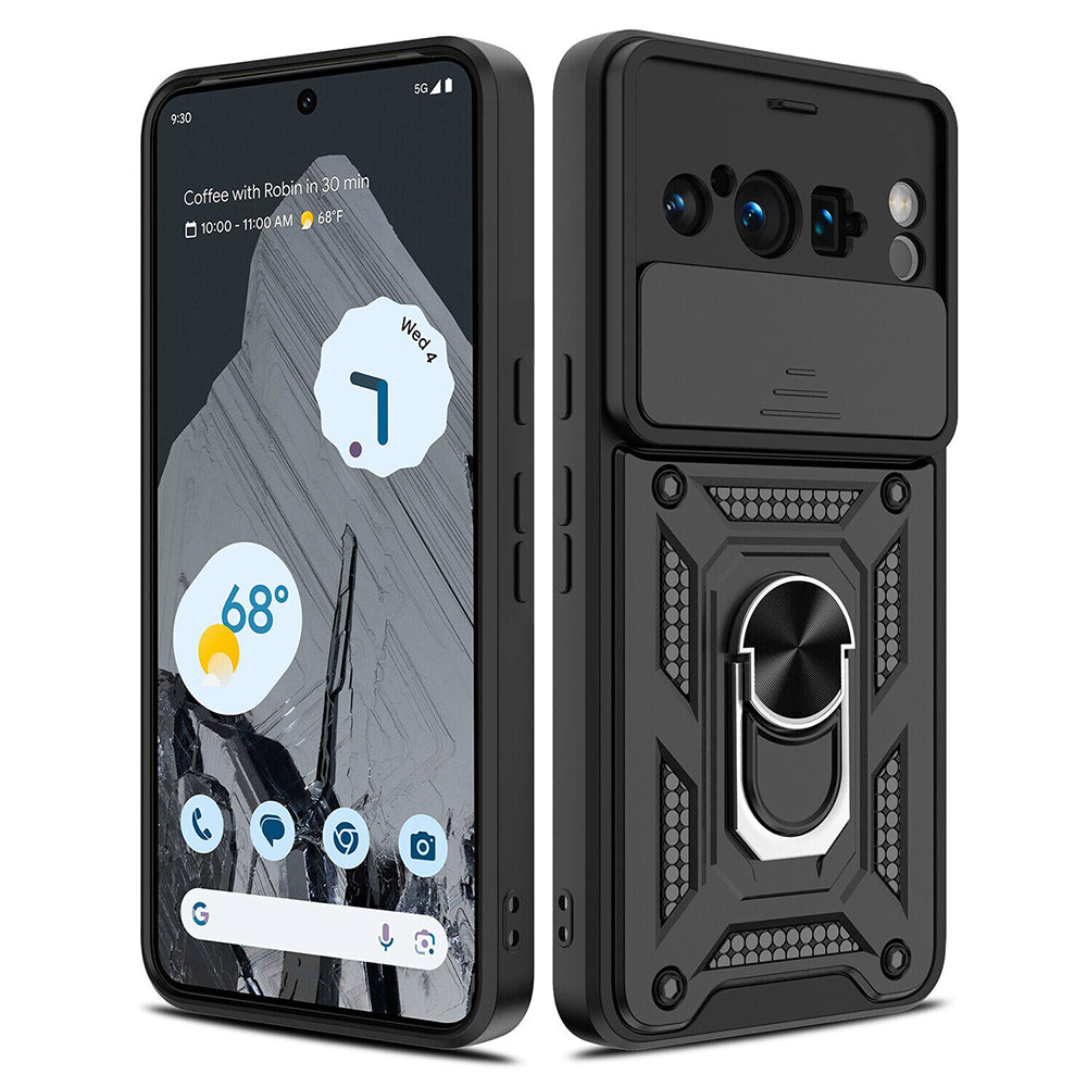 Ovitek za Google Pixel 8 Pro, Techsuit, CamShield, Črn