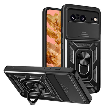 Ovitek za Google Pixel 8, Techsuit, CamShield, Črn