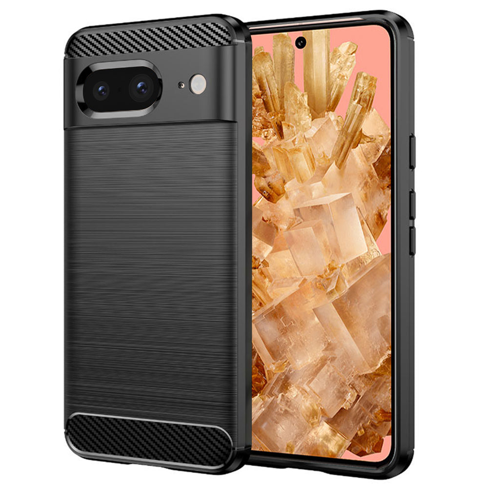 Ovitek za Google Pixel 8, Techsuit, Karbon, Črn