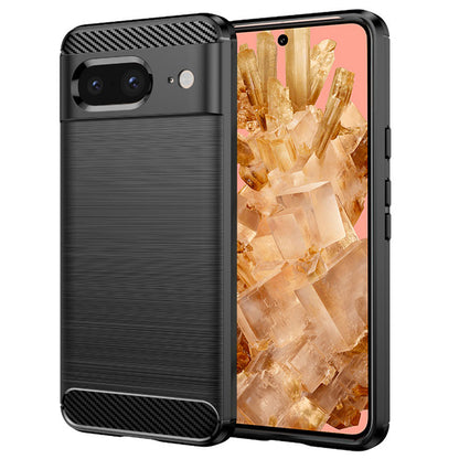 Ovitek za Google Pixel 8, Techsuit, Karbon, Črn