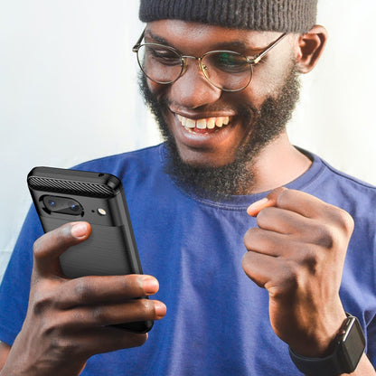 Ovitek za Google Pixel 8, Techsuit, Karbon, Črn