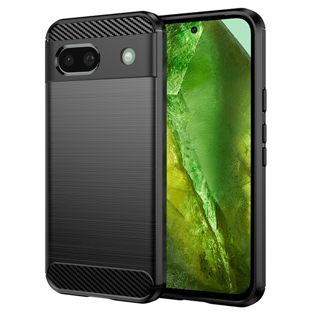 Ovitek za Google Pixel 8a, Techsuit, Karbon, Črn