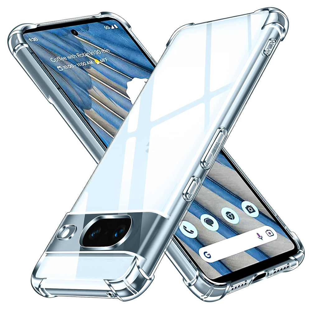 Ovitek za Google Pixel 8a, Techsuit, Proti udarcem Prozoren