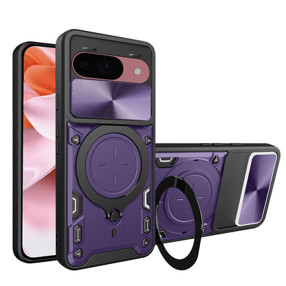 Ovitek za Google Pixel 9 / 9 Pro, Techsuit, CamGuard Pro, Vijoličen