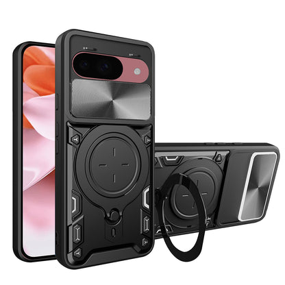 Ovitek za Google Pixel 9 / 9 Pro, Techsuit, CamGuard Pro, Črn