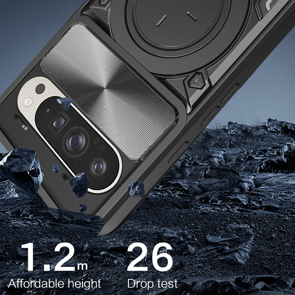 Ovitek za Google Pixel 9 / 9 Pro, Techsuit, CamGuard Pro, Črn