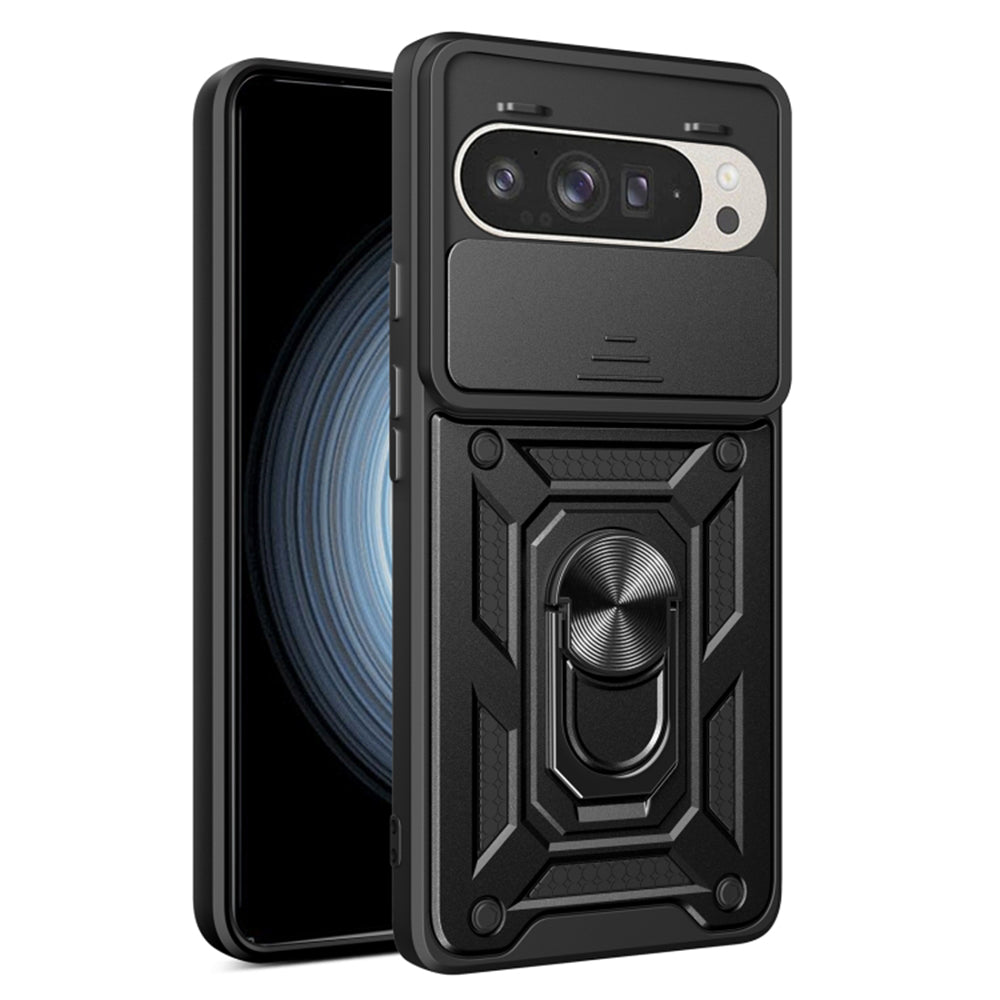 Ovitek za Google Pixel 9 / 9 Pro, Techsuit, CamShield, Črn