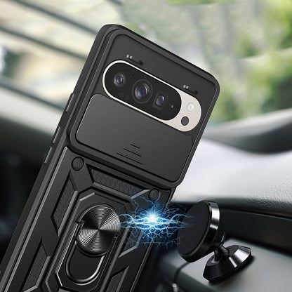 Ovitek za Google Pixel 9 / 9 Pro, Techsuit, CamShield, Črn