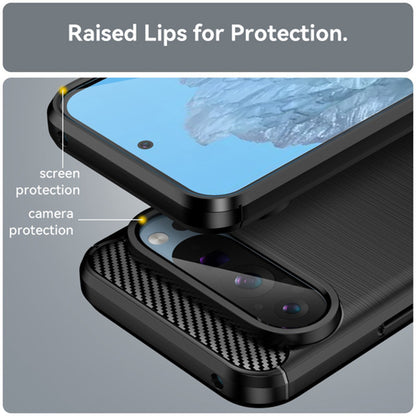 Ovitek za Google Pixel 9 / 9 Pro, Techsuit, Karbon, Črn