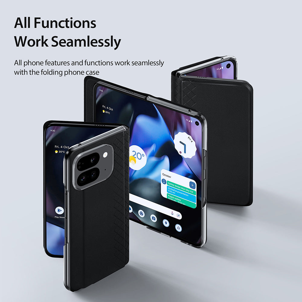 Ovitek za Google Pixel 9 Pro Fold, DUX DUCIS, Bril, Roza