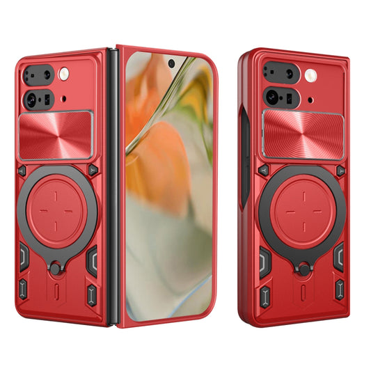 Ovitek za Google Pixel 9 Pro Fold, Techsuit, CamGuard Pro, rdeč