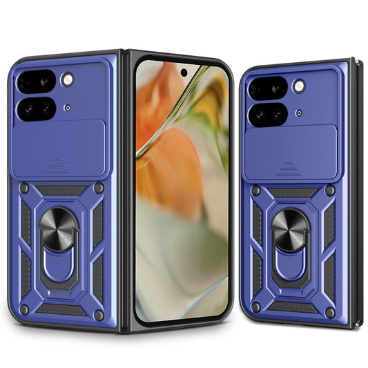 Ovitek za Google Pixel 9 Pro Fold, Techsuit, CamShield, modra