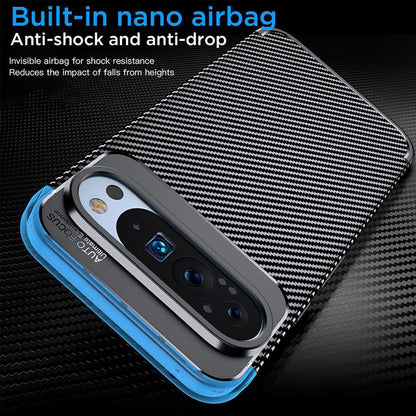 Ovitek za Google Pixel 9 Pro, Techsuit, CarbonFiber, Črn