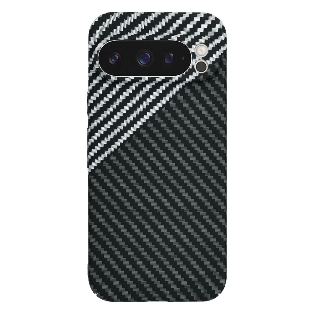Case for Google Pixel 9 Pro, Techsuit, Carbonite FiberShell, Black Gray