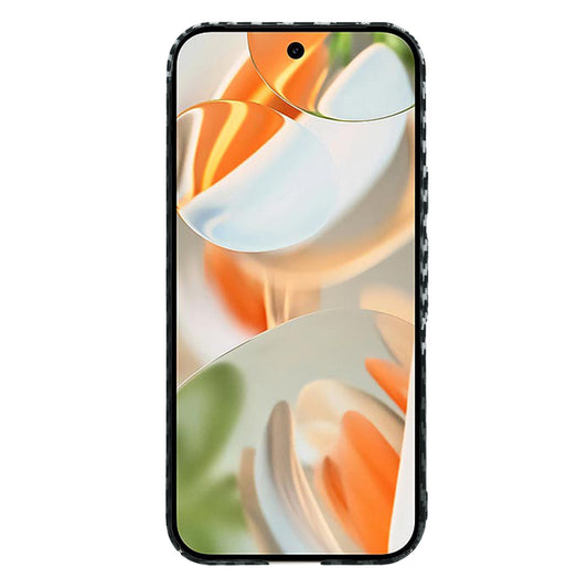 Ovitek za Google Pixel 9 Pro, Techsuit, Carbonite FiberShell, Črno Siva