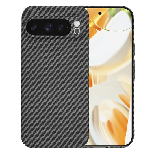 Ovitek za Google Pixel 9 Pro, Techsuit, Carbonite FiberShell, Črn